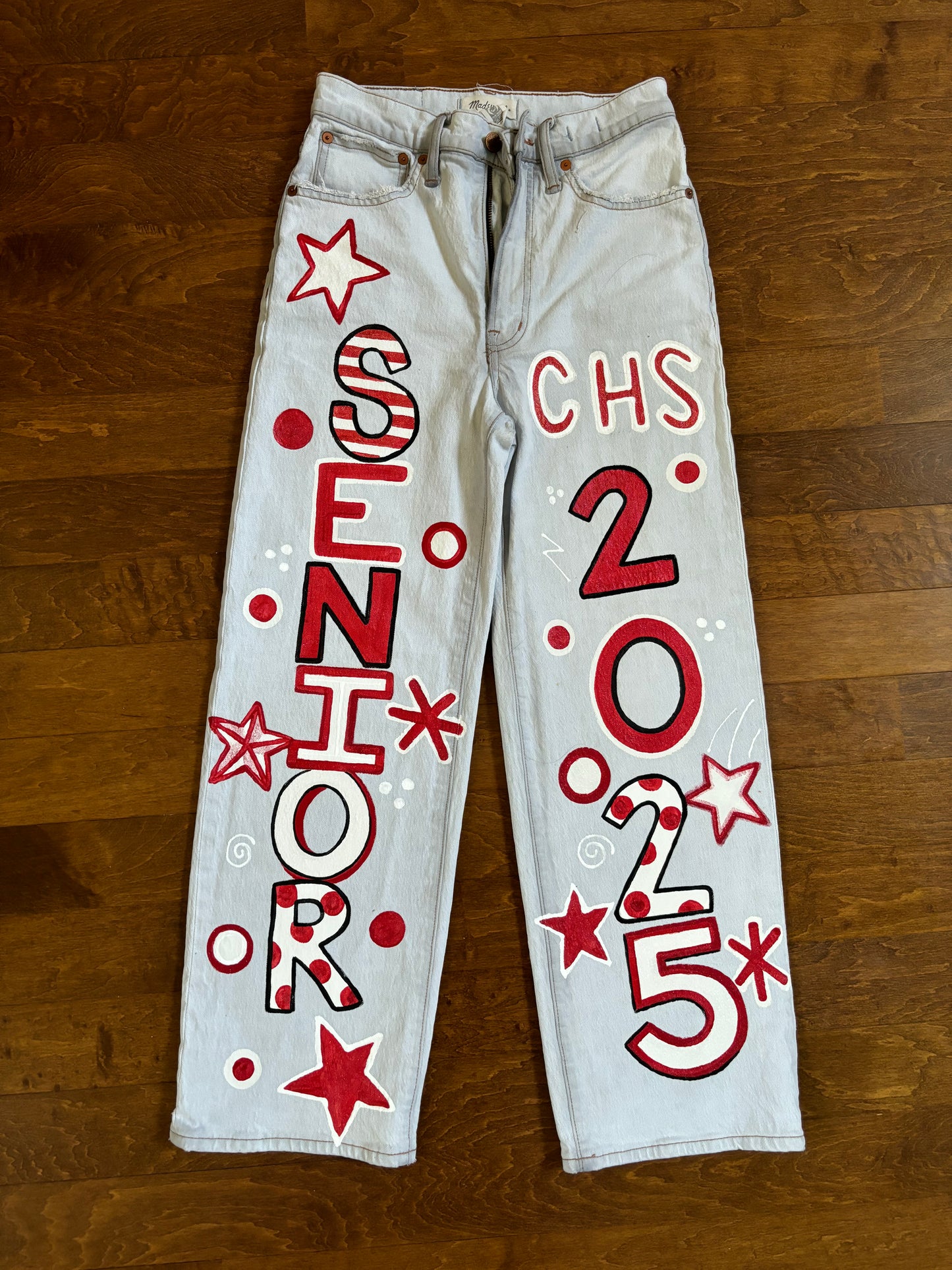 Custom Hand-painted Denim