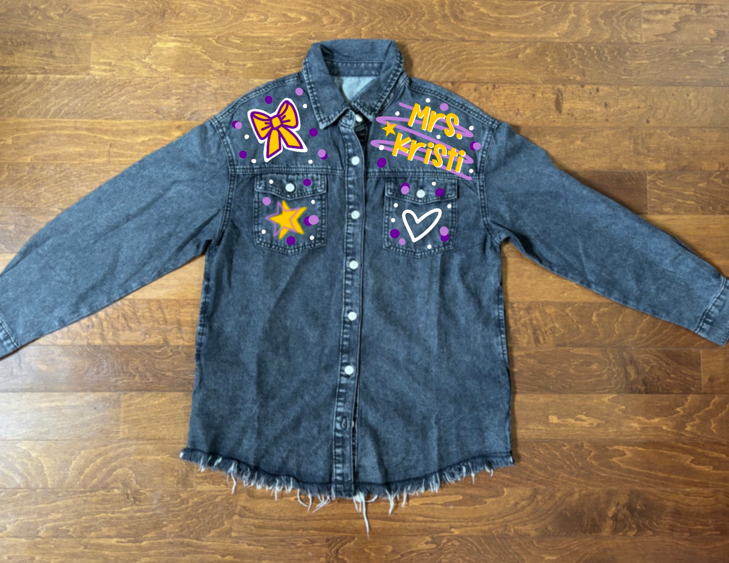 Custom Hand-painted Denim