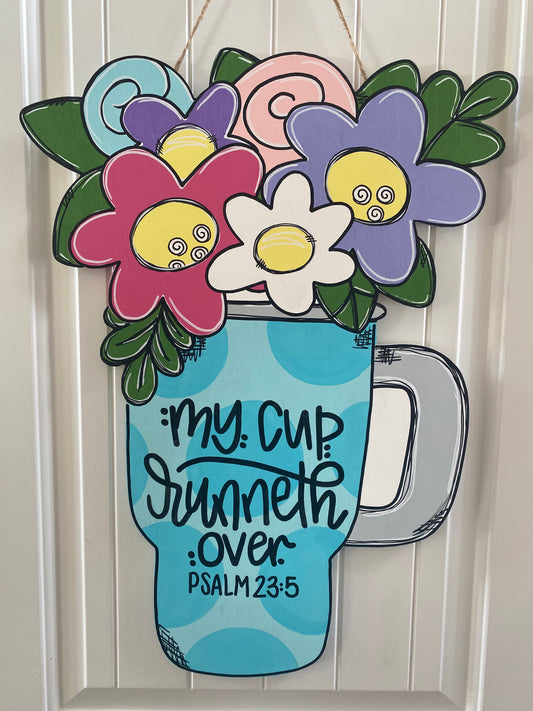 My Cup Door Hanger