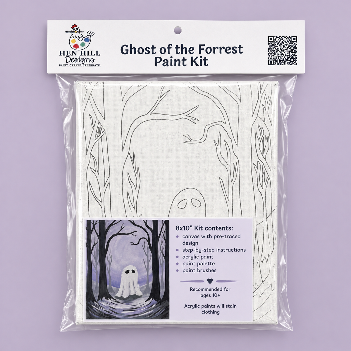 8x10" Ghost of the Forrest