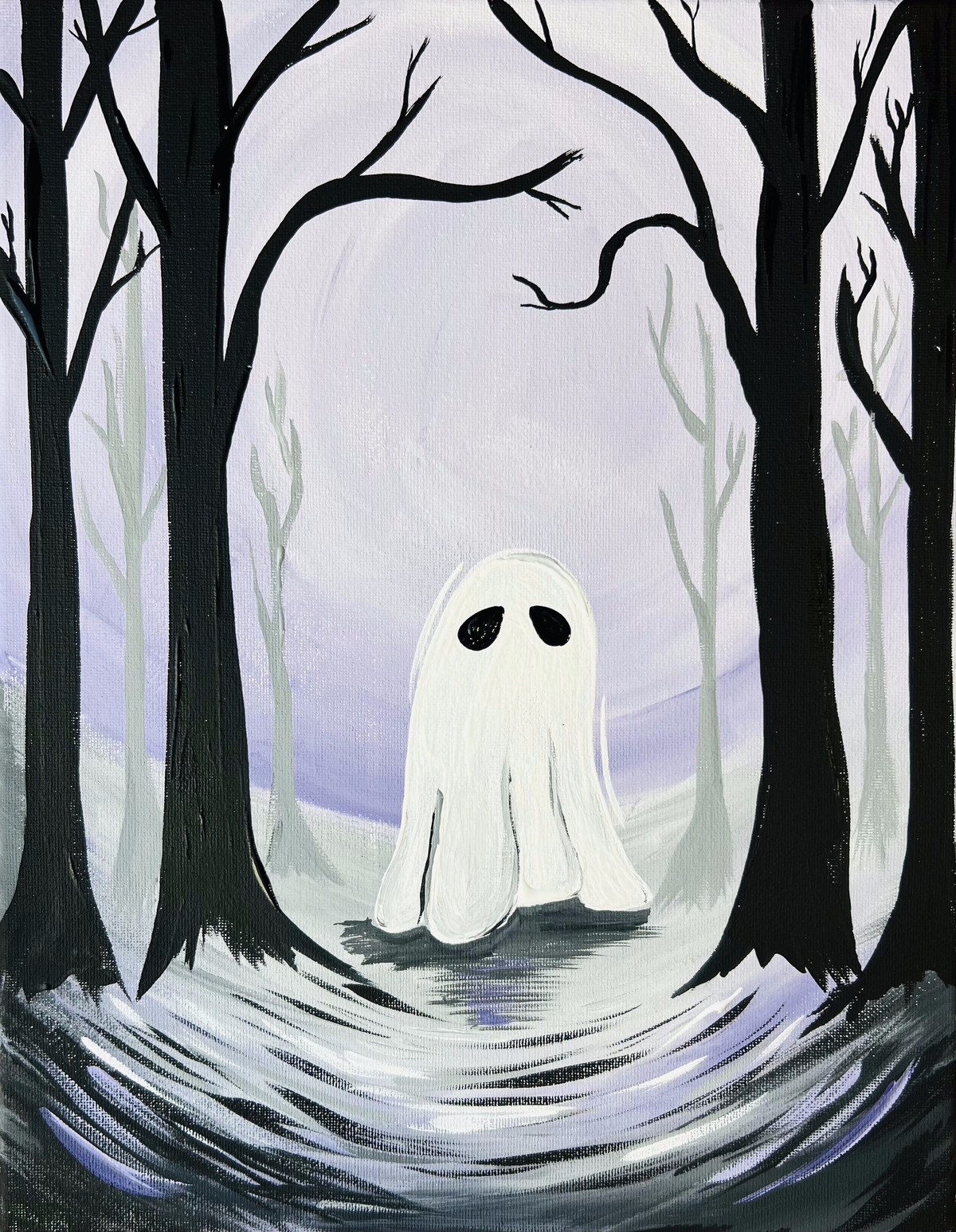 8x10" Ghost of the Forrest