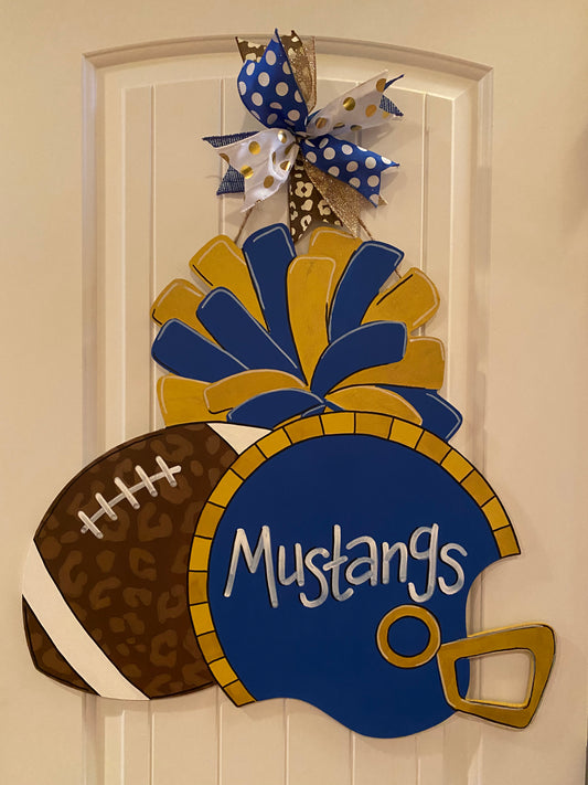 Football Season Custom Door Hanger